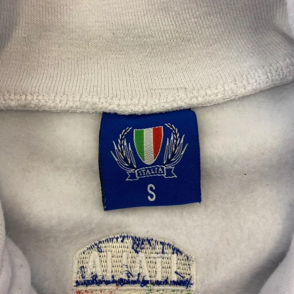 Vintage Italia Italy Soccer Full Zip 90s Jacket Size Small